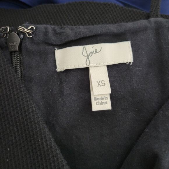 Joie Orchard Sleeveless Sheath Dress Caviar Black Size X-Small - Picture 2 of 12